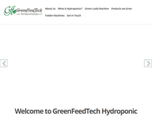 Tablet Screenshot of greenfeedtech.com